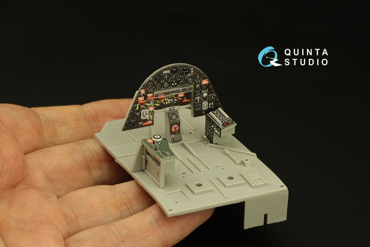 Intérieur imprimé en 3D et coloré sur papier décalcomanie Quinta Studio QD32164 TBF-1C Avenger (Trumpeter) 1/32 – immagine 7