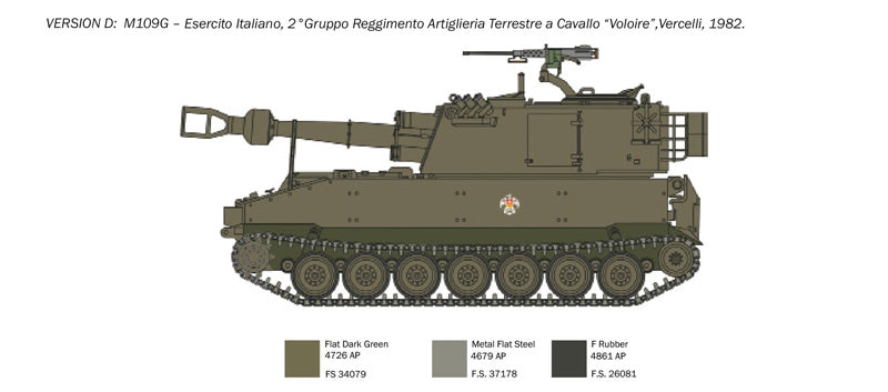 Italeri 6589 M109 A2/A3/G 1/35 – immagine 5