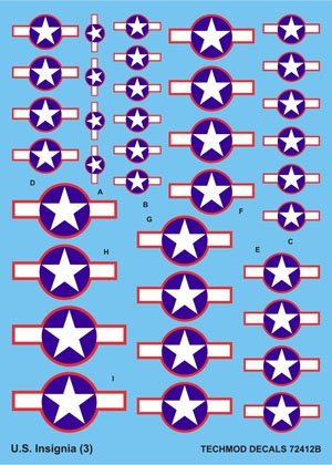 Techmod 72412 - US Insignia (1/72)
