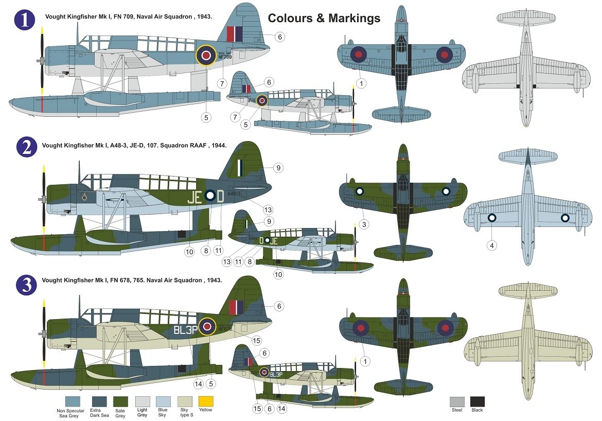 AZ Modèle AZ7673 Kingfisher Mk.I 1/72 – immagine 2