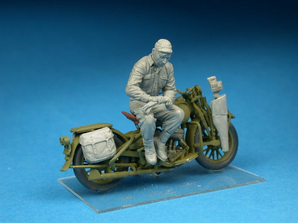 MiniArt 35284 ÉQUIPE DE RÉPARATION DE MOTO AMÉRICAINE. ÉDITION SPÉCIALE 1/35 – immagine 3
