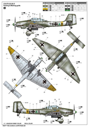 Trumpeter 03217 Junkers Ju-87D Stuka – image 4