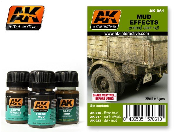 Ensemble de boue AK Interactive AK061
