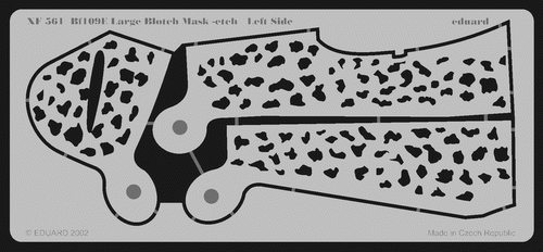 Eduard XF561 Bf 109E Large Tache masque-découpe 1/48
