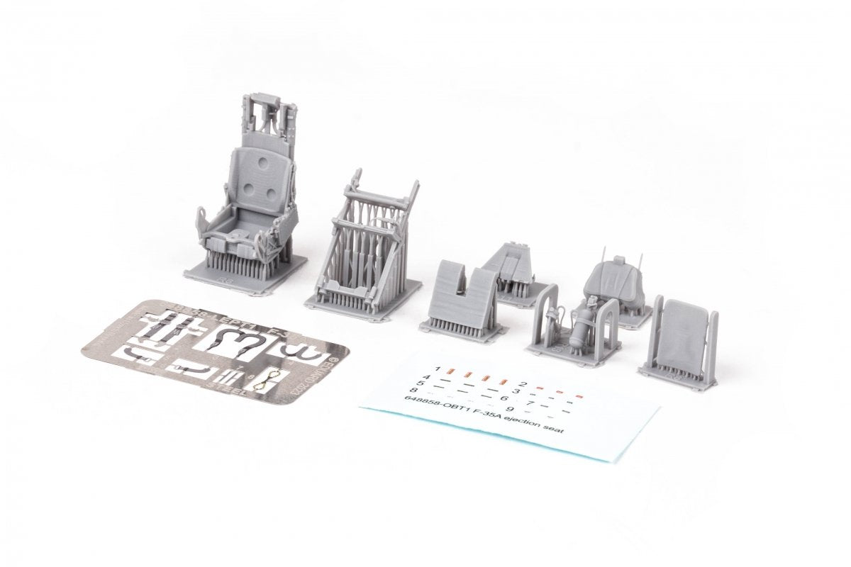 Siège éjectable Eduard 648858 F-35A - Maquette Tamiya 1/48
