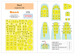 Omask 57029 Masque Pe-2 (pour UM) 1/72 – imagen 2