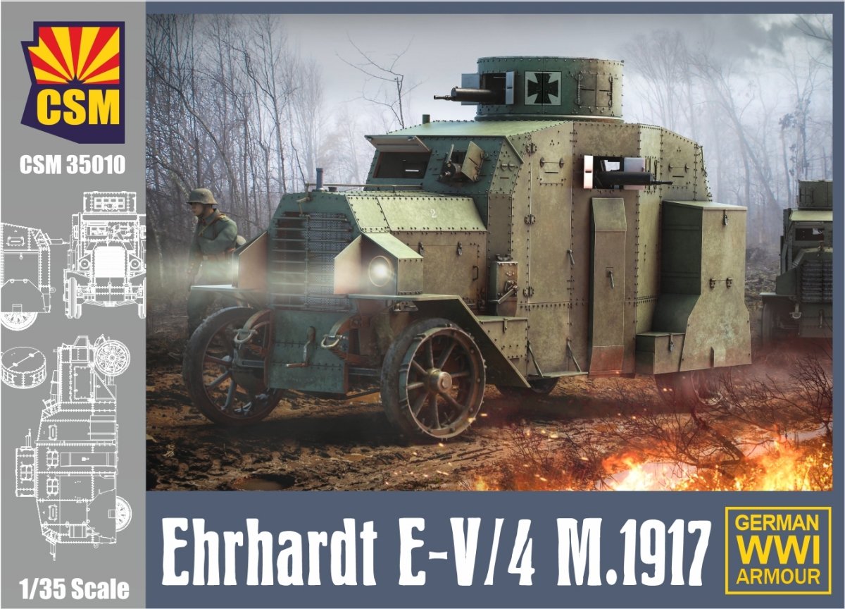 Maquette Copper State Models 35010 Ehrhardt EV/4 M.1917 (DÉCORATIONS POLONAISES INCLUSES) 1/35