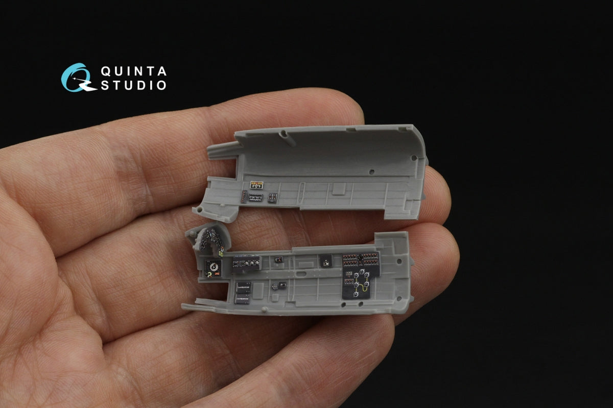 Intérieur imprimé en 3D et coloré sur papier décalcomanie Quinta Studio QD72218 Ju 88A-4 (Hasegawa) 1/72 – image 8