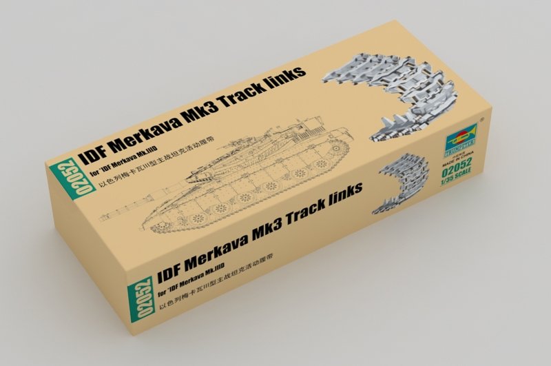 Trumpeter 02052 Maillons de chenille du Merkava Mk3 de l'IDF (1/35)