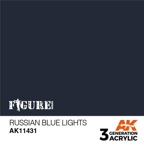 AK Interactive AK11431 Lumières bleues russes 17 ml