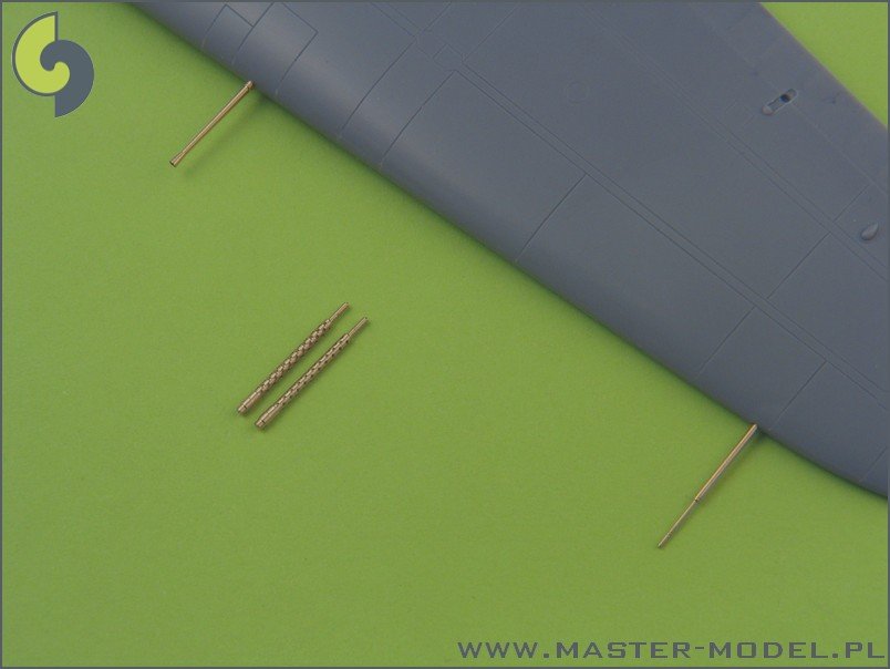 Ensemble d&amp;#39;armement Master AM-48-020 A6M5 Zero (canons de 7,7 mm et 20 mm) et tube Pitot (1/48) – Bild 5