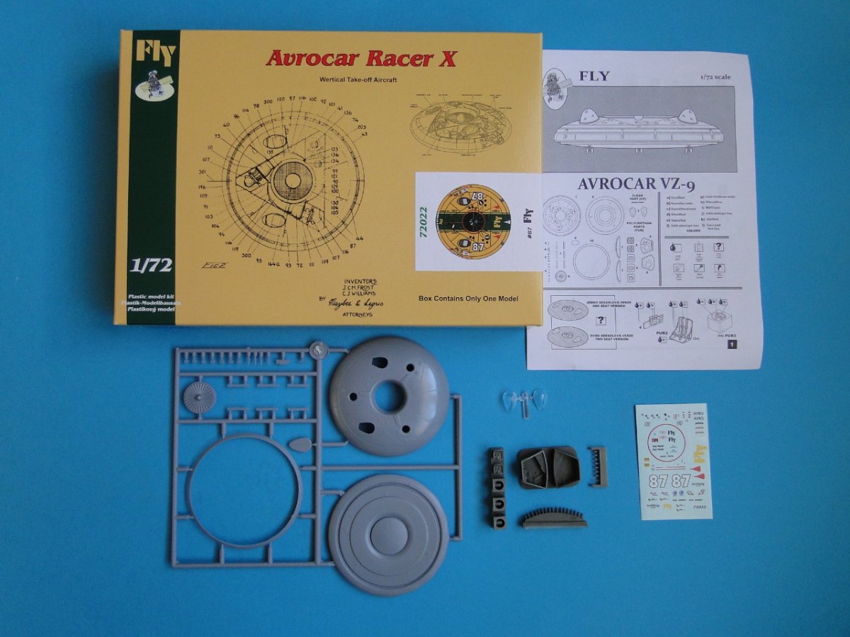 Fly 72022 Avrocar Racer X 1/72 – immagine 2