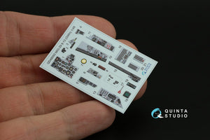 Intérieur imprimé en 3D et coloré sur papier décalcomanie Quinta Studio QD48093 MiG-29 (9-13) 1/48 (pour GWH) – immagine 8