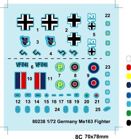 Hobby Boss 80238 Me163B-1a KOMET 1/72 – immagine 3