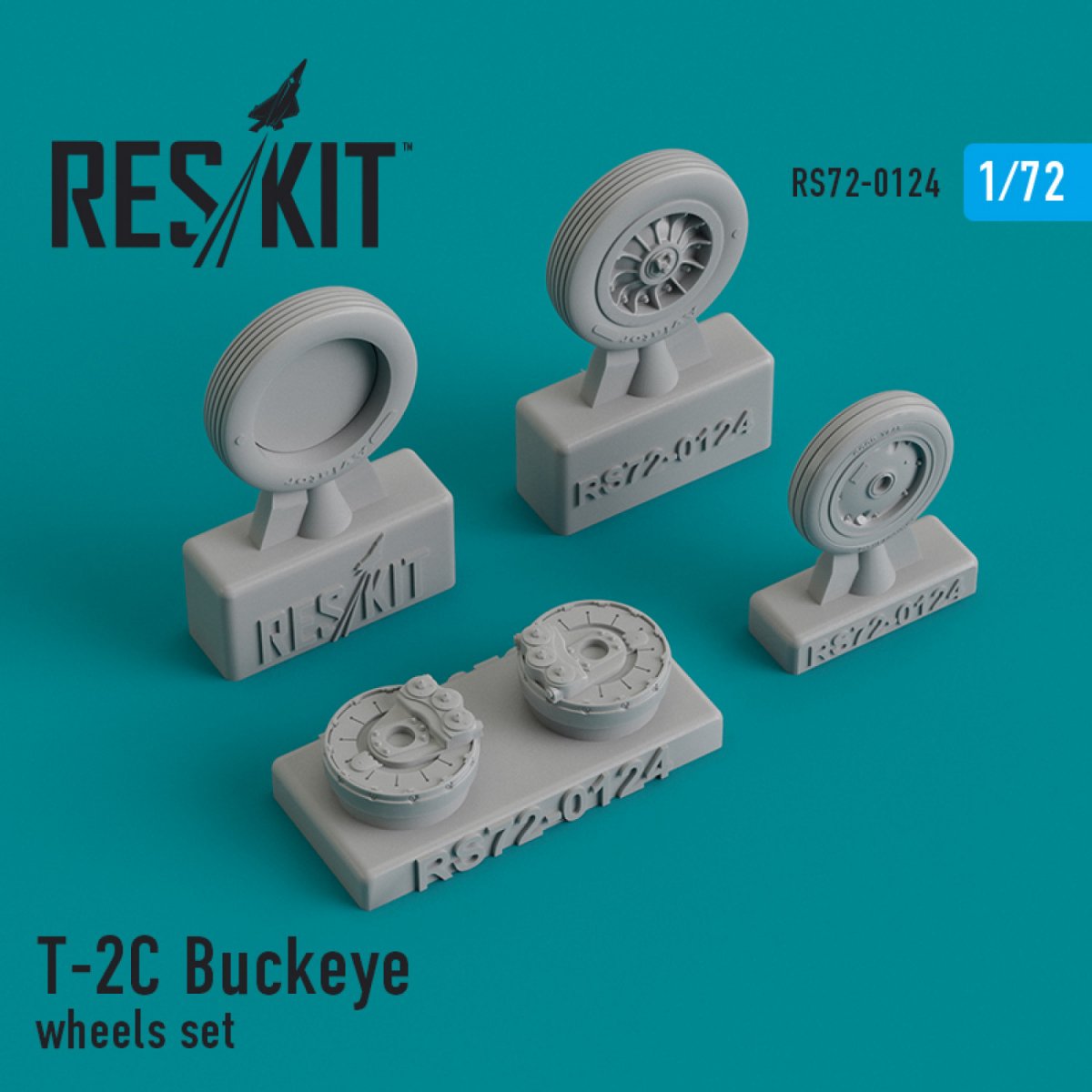 RESKIT RS72-0124 T-2C « BUCKEYE » JEU DE ROUES 1/72