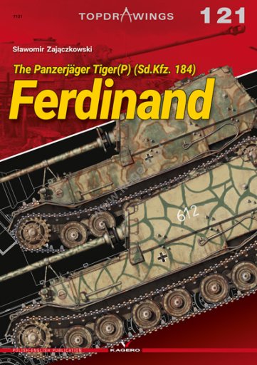 Kagero 7121 Le Panzerjäger Tiger(P) (Sd.Kfz. 184) Ferdinand EN/PL