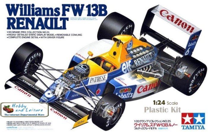 Tamiya 20025 Williams FW-13B Renault 1/20