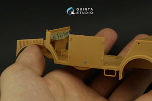 Intérieur imprimé en 3D et coloré sur papier décalcomanie (ICM) Quinta Studio QD35056 Horch 108 type 40 1/35 – image 4