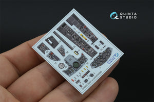 Intérieur imprimé en 3D et coloré sur papier décalcomanie Quinta Studio QDS-32247 F-104C (Italeri) (Petite version) 1/32  – image 2