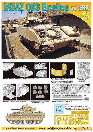 Dragon 7416 M3A2 ODS Bradley avec ERA 1/72