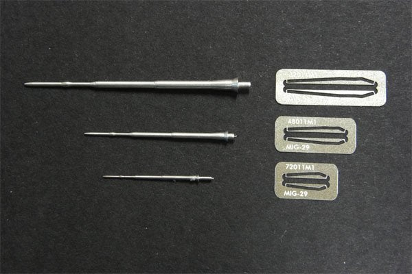 HobbyDecal MT32015V1 Mig-29 jeu de tubes de Pitot 1/32 – immagine 3