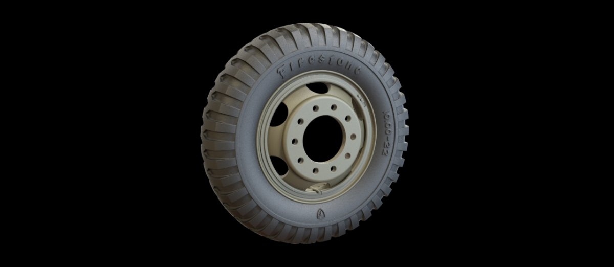 Panzer Art RE35-372 Roues de route blanches 666 (Goodyear) 1/35 – image 3