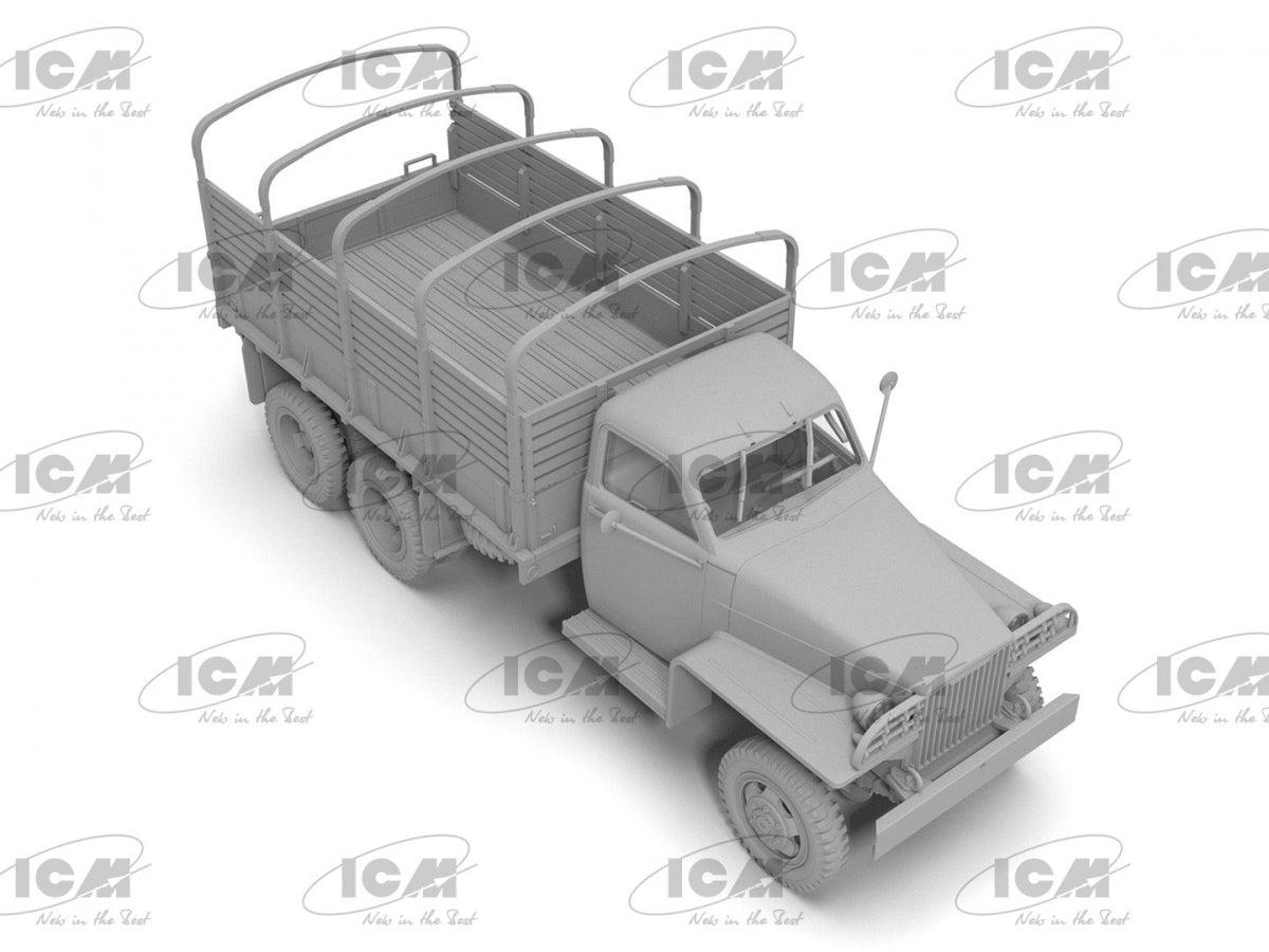 Camion militaire américain ICM 35490 Studebaker US-6-U3 1/35  – immagine 4