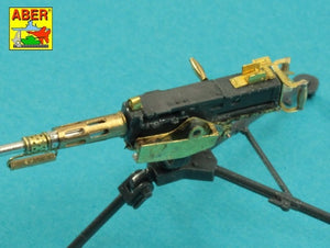 Canon Aber 35L-091 (version ancienne) pour mitrailleuse lourde Browning M2 HB calibre .50 (12,7 mm) US, échelle 1/35 – immagine 10