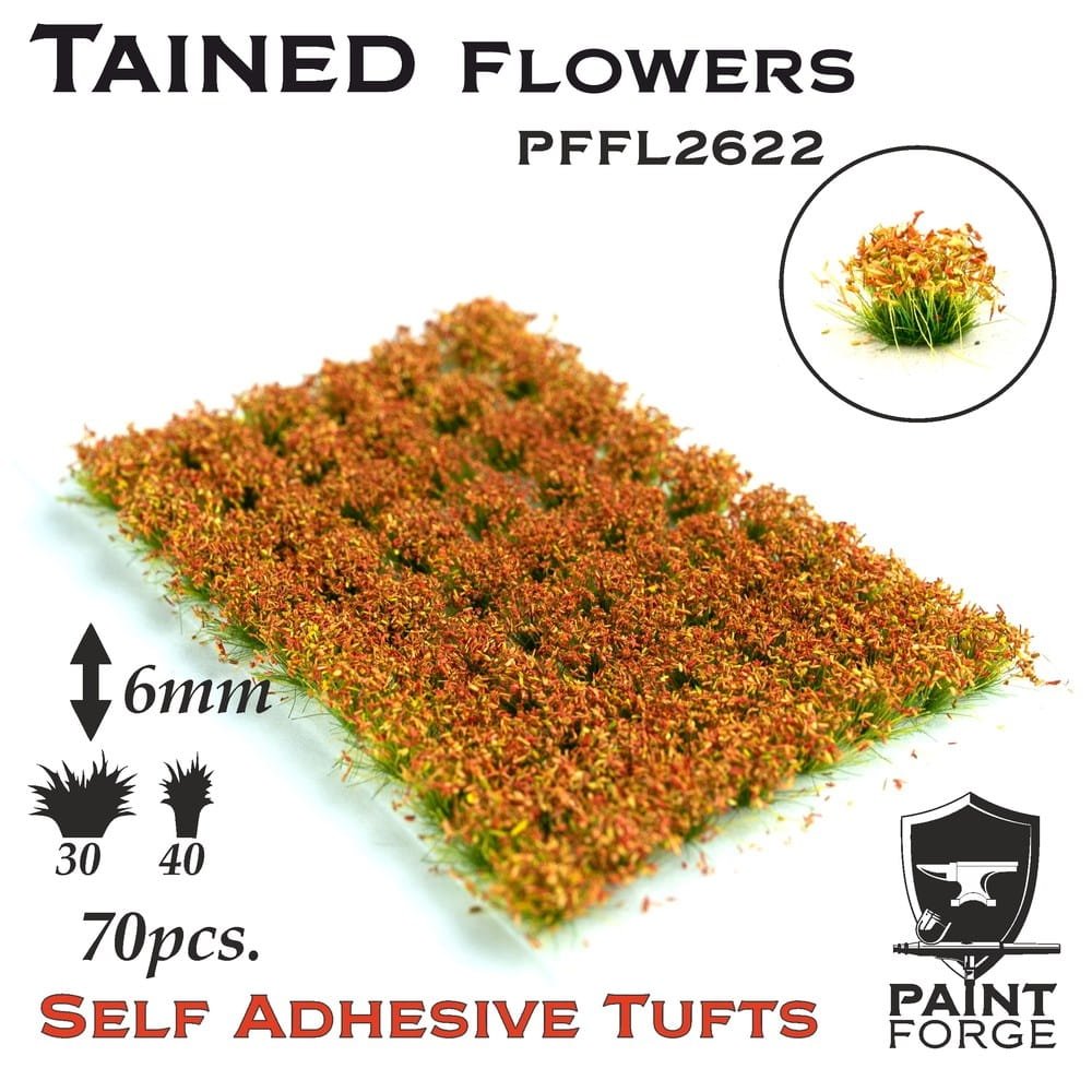 Paint Forge PFFL2622 Fleurs teintées 6 mm