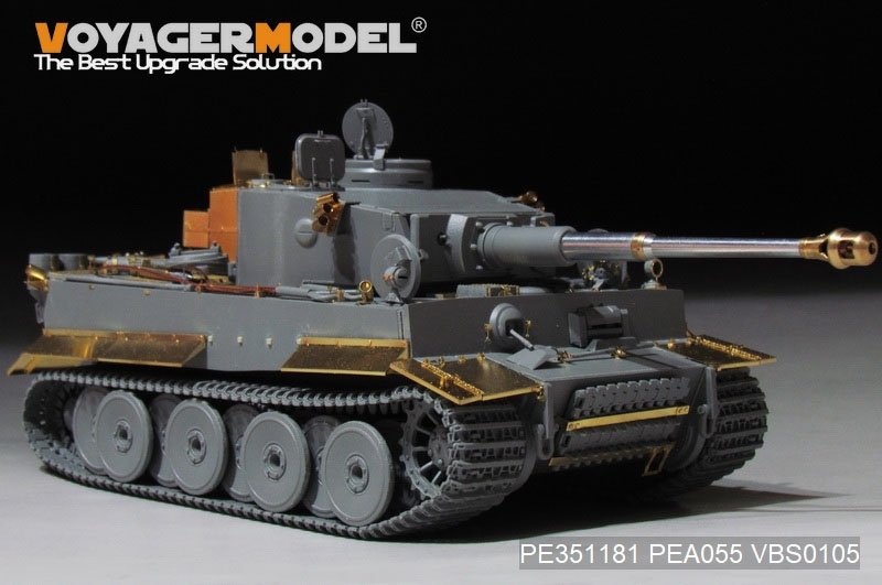 Maquette Voyager PE351181 Char Tiger I allemand de la Seconde Guerre mondiale, première production (pour Border BT-010) 1/35 – Bild 5