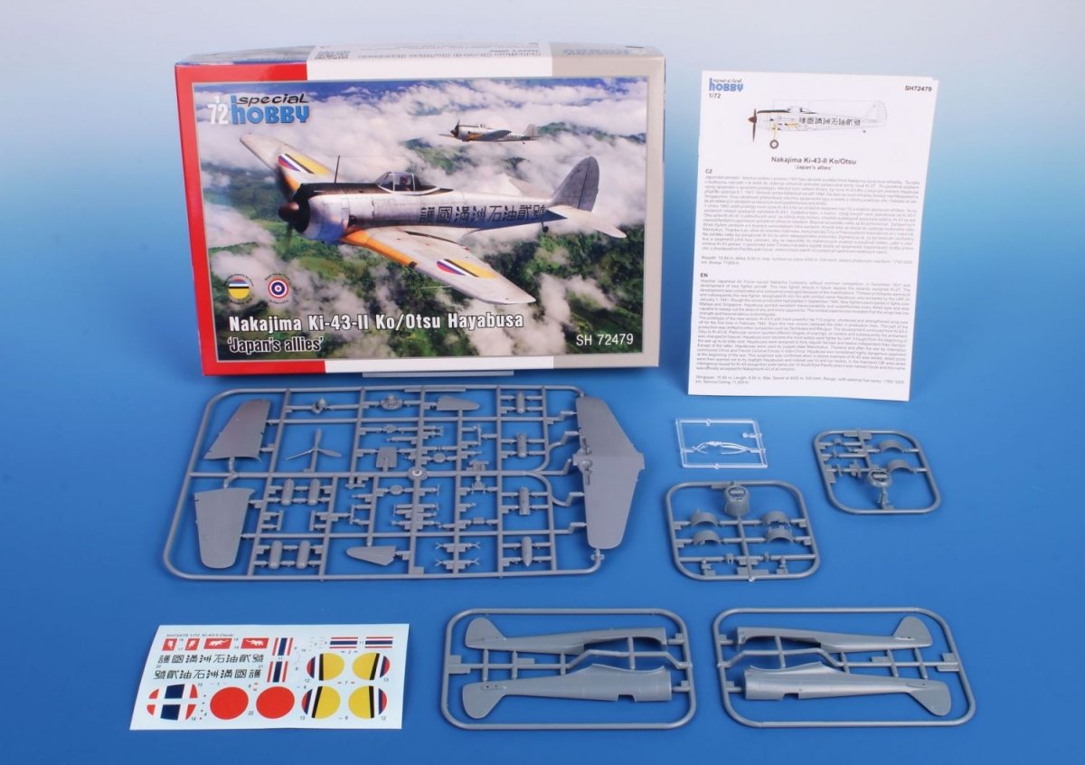 Special Hobby 72479 Nakajima Ki-43-II Ko/Otsu Hayabusa &amp;#39;Les alliés du Japon&amp;#39; 1/72 – Bild 2