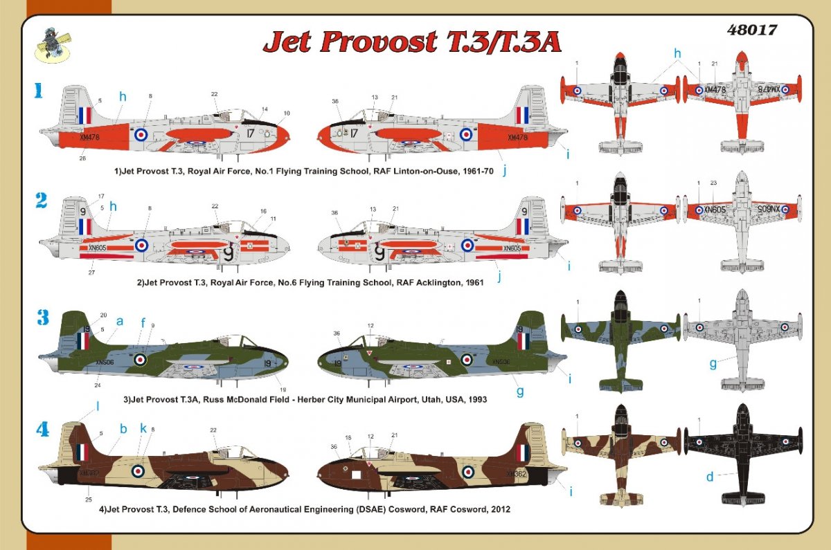 Fly 48017 Jet Provost T.3/T.3A 1/48 – imagen 7