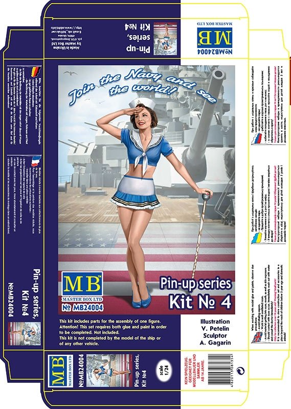 Kit Master Box 24004 série Pin-up n° 4 Suzie 1/24 – Bild 3