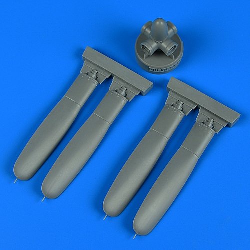 Hélice Quickboost QB32239 P-47 Thunderbolt, moteur électrique Curtiss, Hasegawa, échelle 1/32