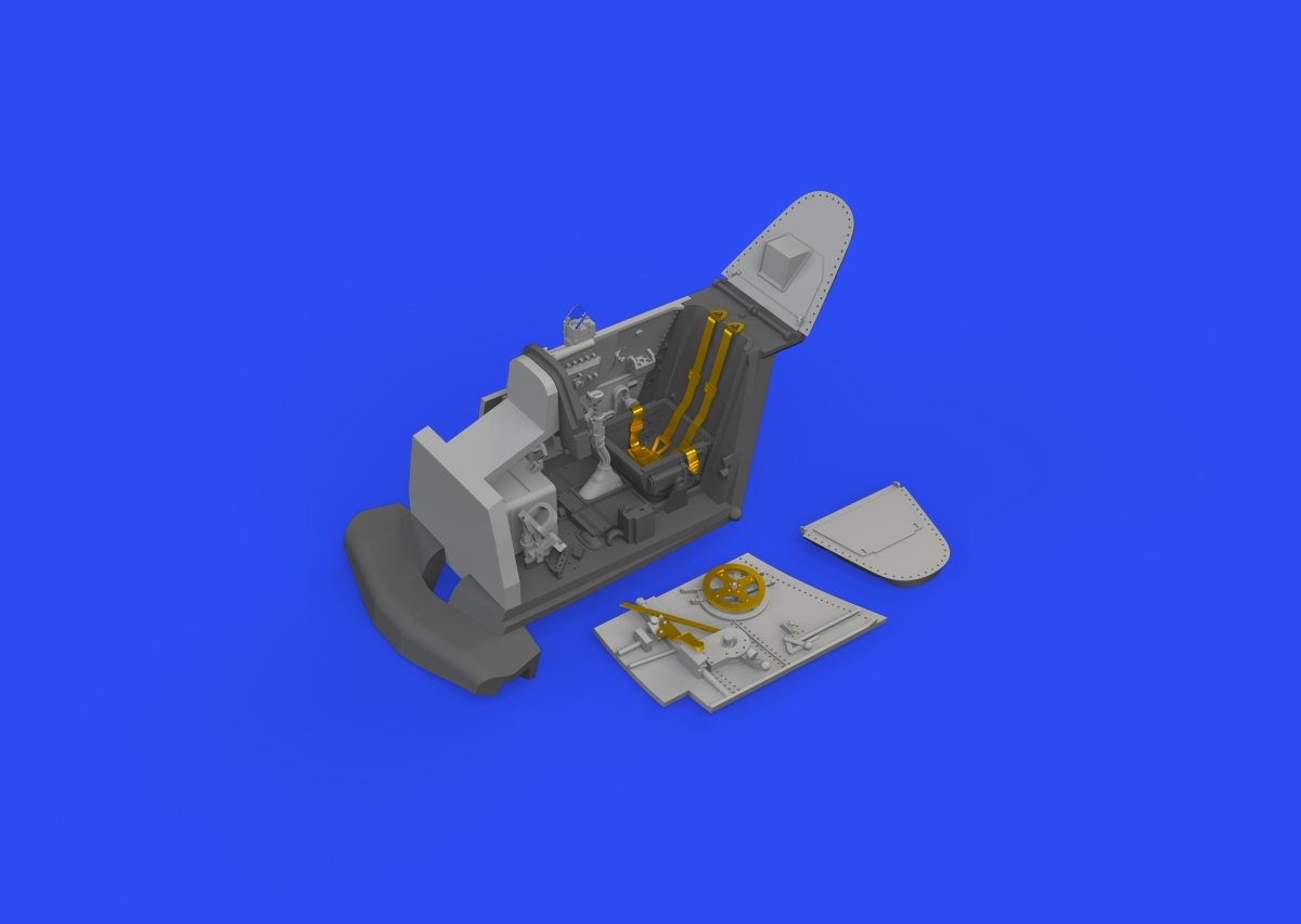 Eduard 672288 S-199 cockpit verrière Erla IMPRESSION EDUARD 1/72 – image 4