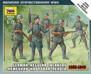 Zvezda 6178 Infanterie régulière allemande 1941 1/72