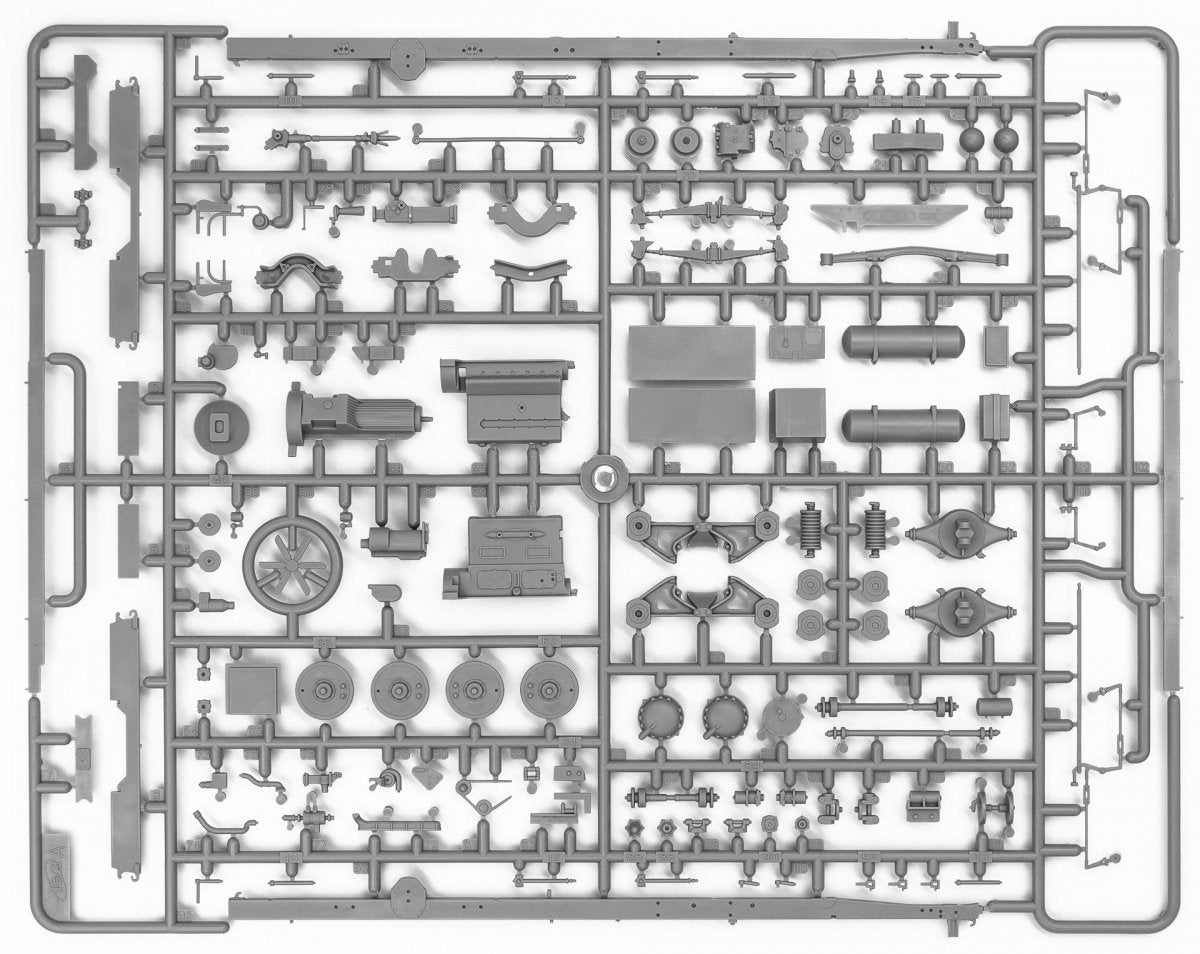 Camions radio ICM DS3509 Wehrmacht (Henschel 33D1 Kfz.72, Krupp L3H163 Kfz.72) 1/35 – imagen 10