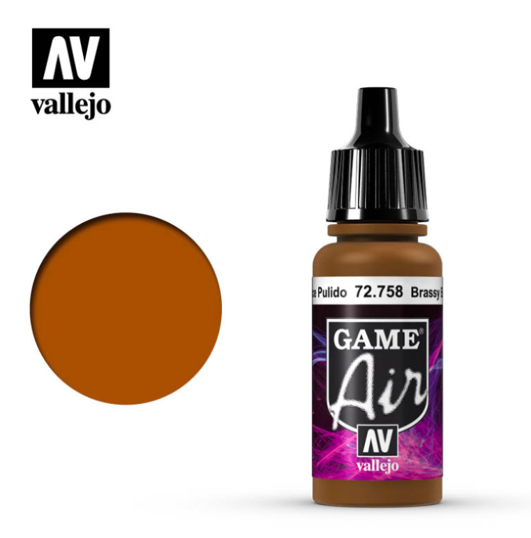 Vallejo 72758 GAir - Laiton mat 17 ml