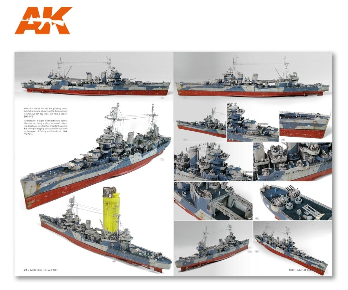AK Interactive AK895 MODÉLISATION COMPLÈTE DE LA CLASSE NEW ORLEANS 2 (Anglais) – image 6