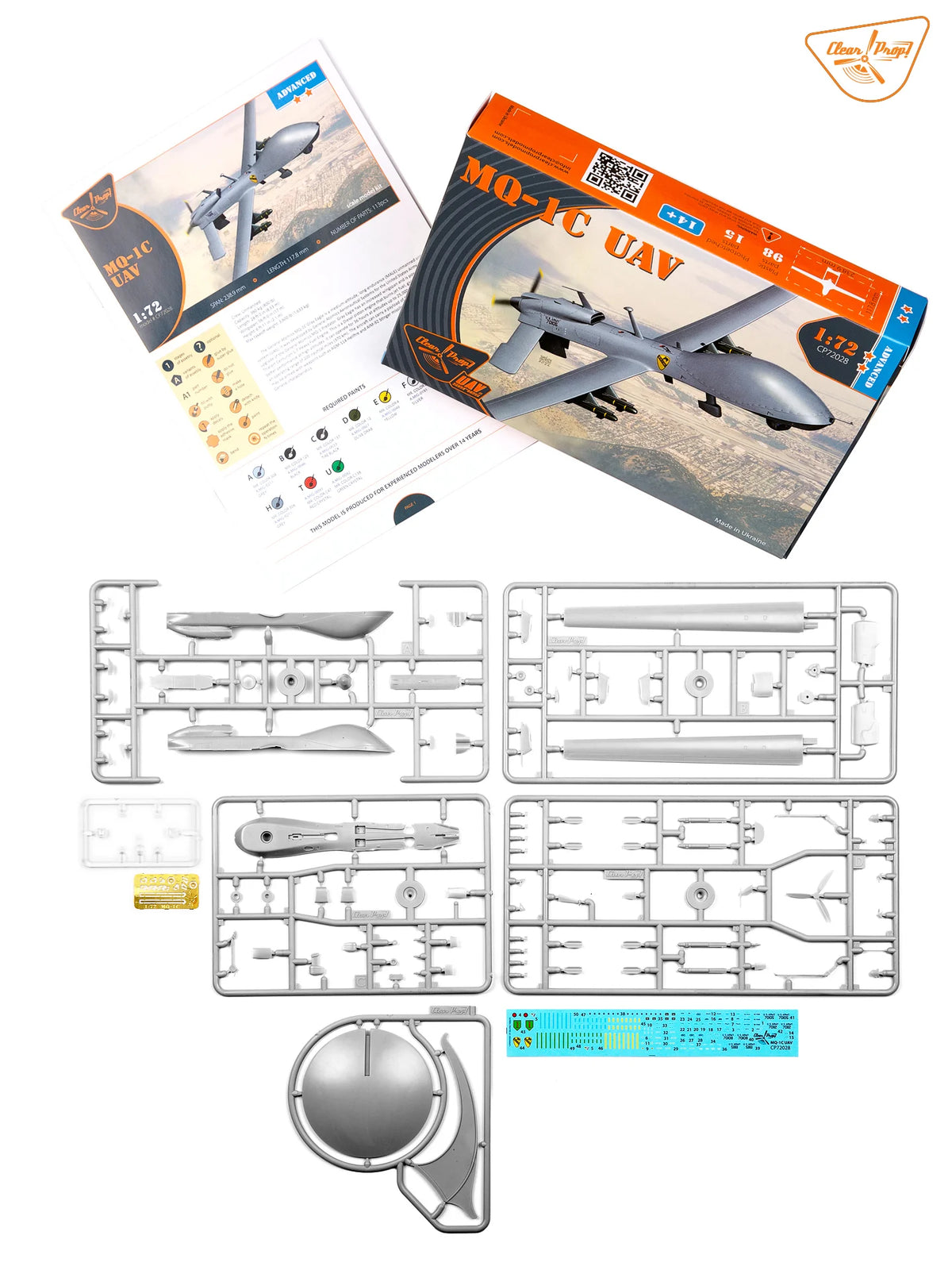 Clear Prop! CP72028 MQ-1C UAV 1/72 – image 3