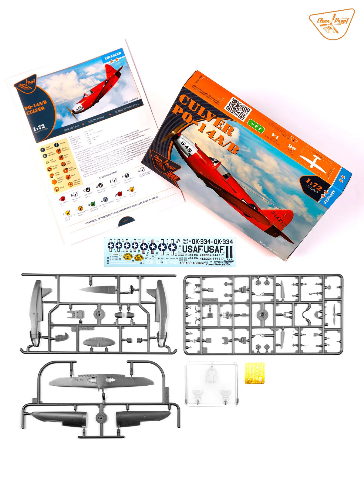 Clear Prop! CP72036 Culver PQ-14 A/B 1/72 – immagine 3