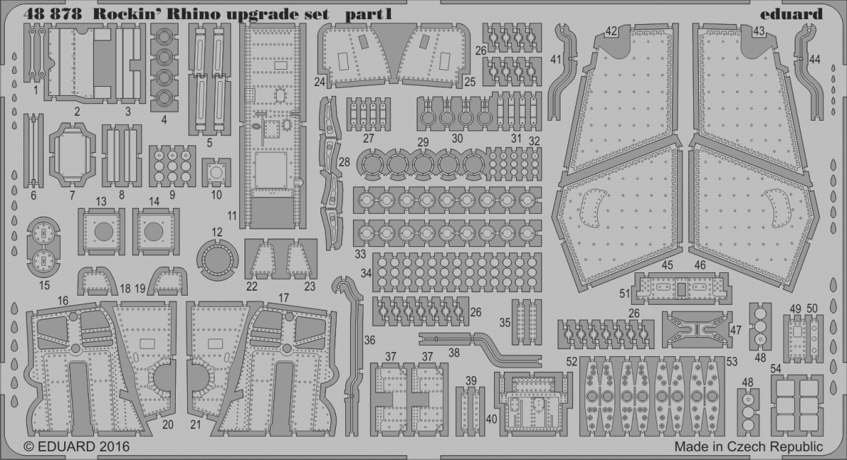 Kit d'amélioration Eduard 48878 Rockin' Rhino 1/48 EDUARD