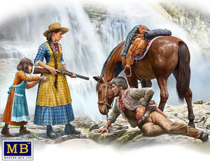 Master Box 35203 Outlaw. Gunslinger n° 1 : Marshal Tom Tucker, Molly et Rebecca Hanson 1/35