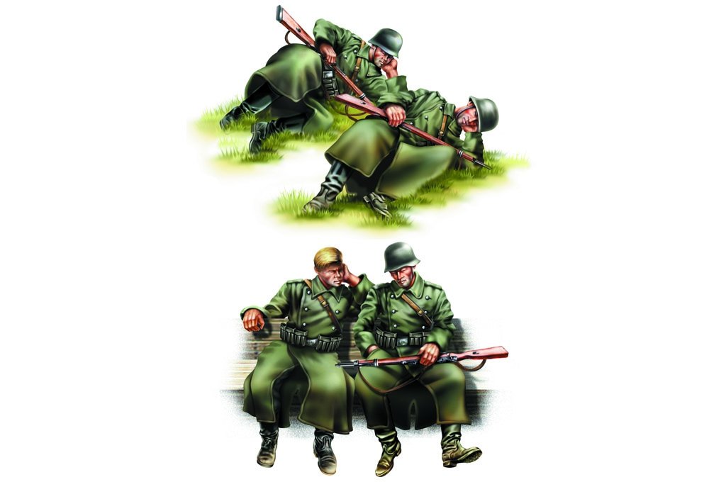 Hobby Boss 84420 INFANTERIE ALLEMANDE - Au repos 1/35