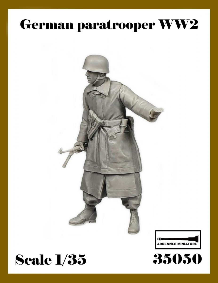 Ardennes Miniature 35050 PARACHUTISTE ALLEMAND Seconde Guerre mondiale 1/35