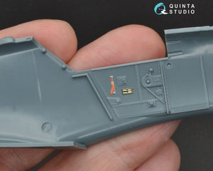 Intérieur imprimé en 3D et coloré sur papier décalcomanie Quinta Studio QD48094 Bf 109G-6 (pour kit Eduard) 1/48 – immagine 5