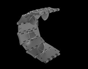 Panzer Art TR35-026 T-34 Chenilles à motif gaufré de 500 mm Zavod 112 1/35 – image 3
