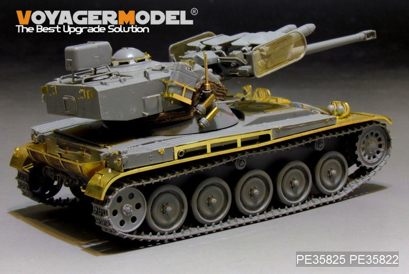 Maquette Voyager PE35825 AMX-13/75 français moderne avec missile antichar SS-11 (réservoir léger, lance-fumigènes et embase d&amp;#39;antenne inclus) pour TAKOM 2038 au 1/35 – image 11