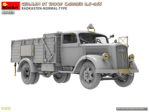 Miniart 35453 Transport de troupes allemand de 3 tonnes 3.6-36S Radkasten-Normal-Type 1/35 – imagen 9