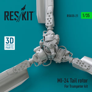 RESKIT RSU35-0021 Rotor de queue Mi-24 pour maquette Trumpeter (impression 3D) 1/35 – immagine 2